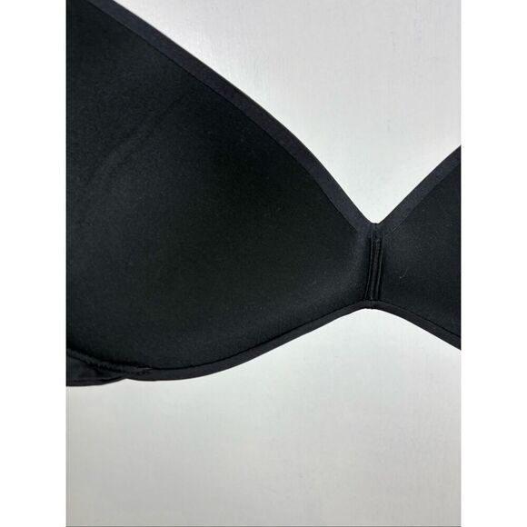 SKIMS NWT Push Up Plunge Bra in Onyx Size 32D - Picture 6 of 9